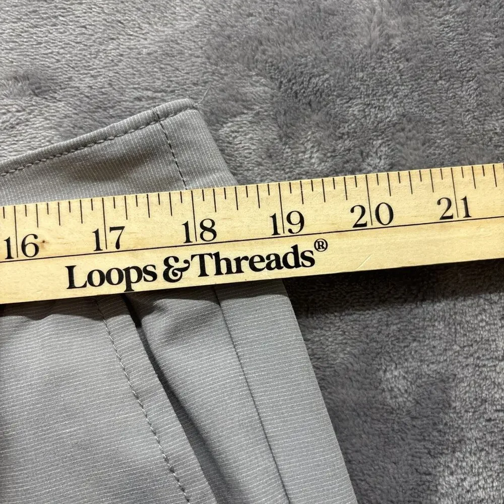 Banana Republic Shorts Mens Size 38 Gray Linen Chinos Casual